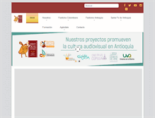 Tablet Screenshot of festicineantioquia.com